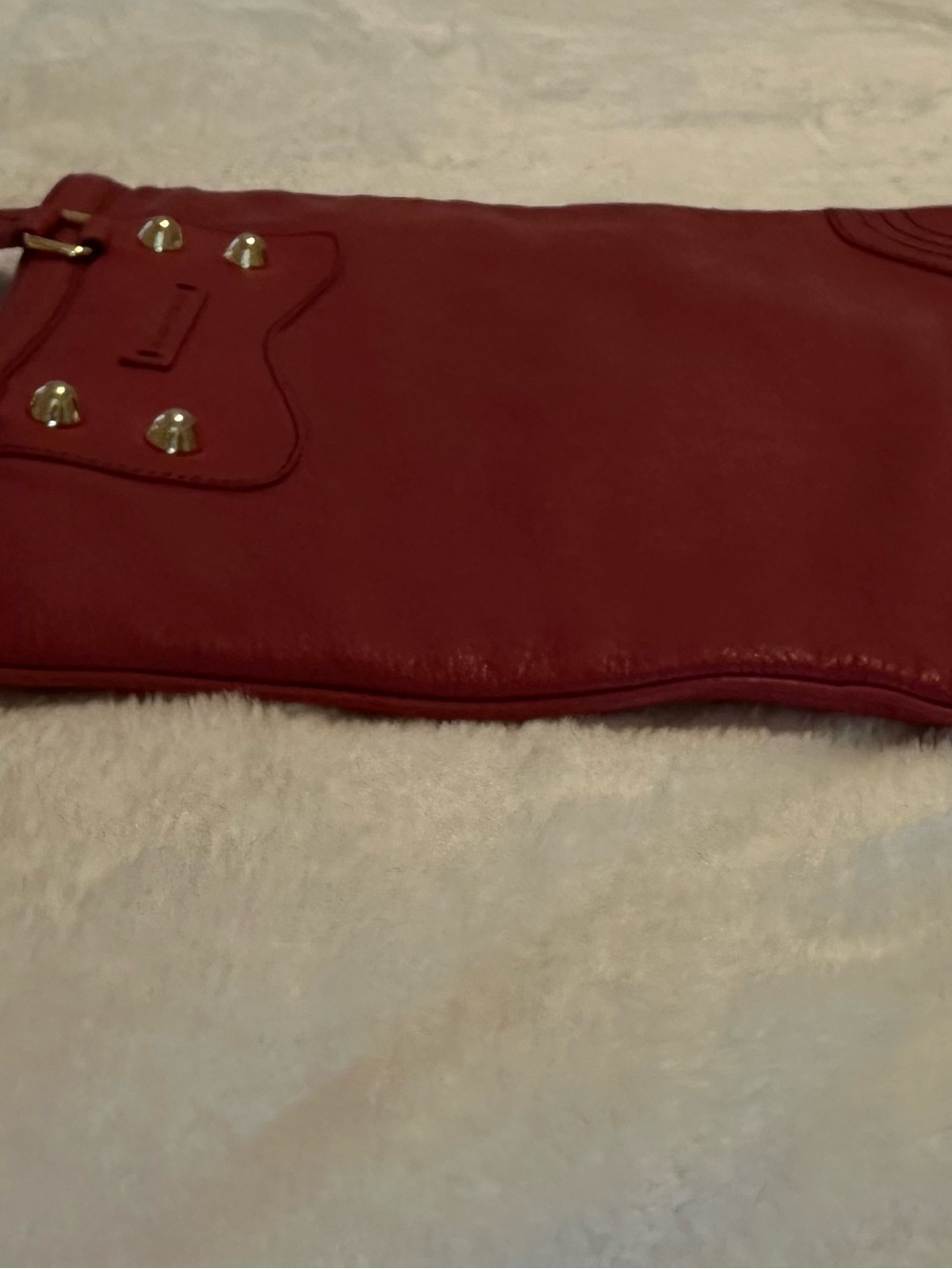 Marco Buggiani Red Genuine Leather Tote Bag Made in Italy - Picture 9 of 9